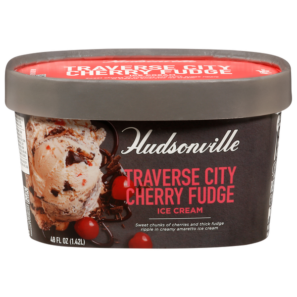 Hudsonville Traverse City Cherry Fudge Ice Cream
