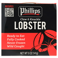 Phillips Fully Cooked Wild Caught Claw & Knuckle Lobster Fresh