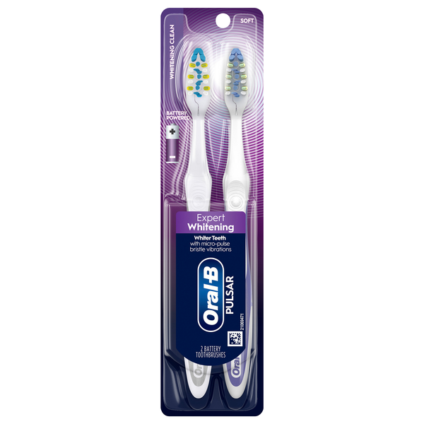 Oral-B Pulsar Vibrating Powered Toothbrushes Soft Value Pack