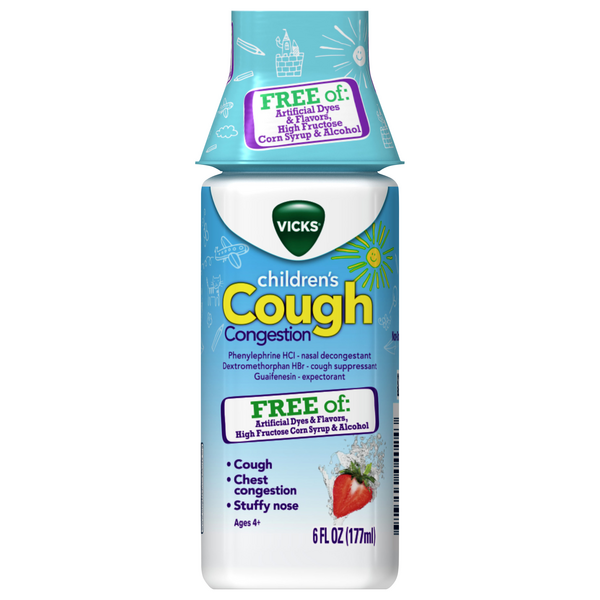 Save on Vicks Children's Congestion Syrup Berry Flavor Liquid Order