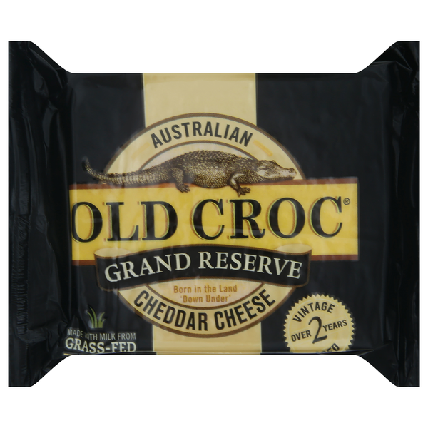 Old Croc Imported Aged Grand Reserve Cheddar Cheese Block