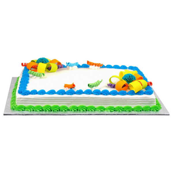 Food Lion Bakery Yellow Cake with Traditional Vanilla Icing 1/2 Sheet