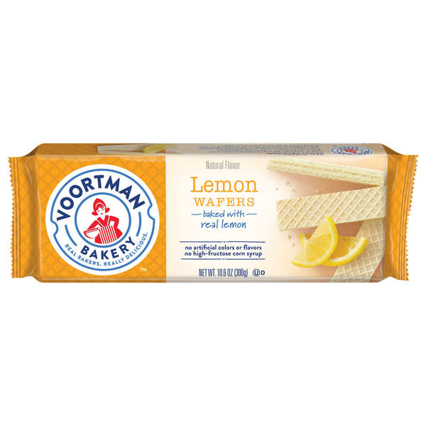 Voortman Lemon Wafer Cookies