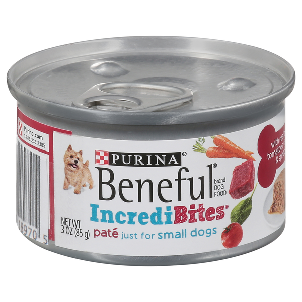 Save on Purina Beneful IncrediBites Small Dogs Beef/Veggies Adult Wet