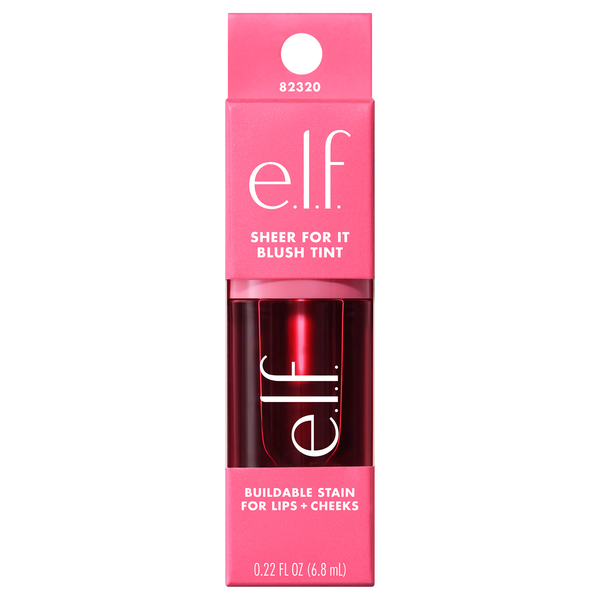 e.l.f Sheer For It Blush Tint Left On Red 82320