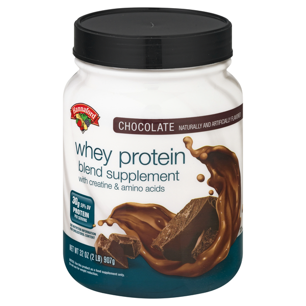 Hannaford Chocoate 30g Whey Protein Blend Supplement Powder