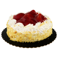 Our Brand Bakery Strawberry Topped Single Layer Cake
