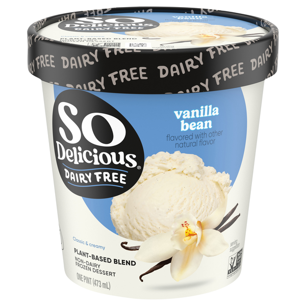 So Delicious Dairy Free Plant-Based Vanilla Frozen Dessert