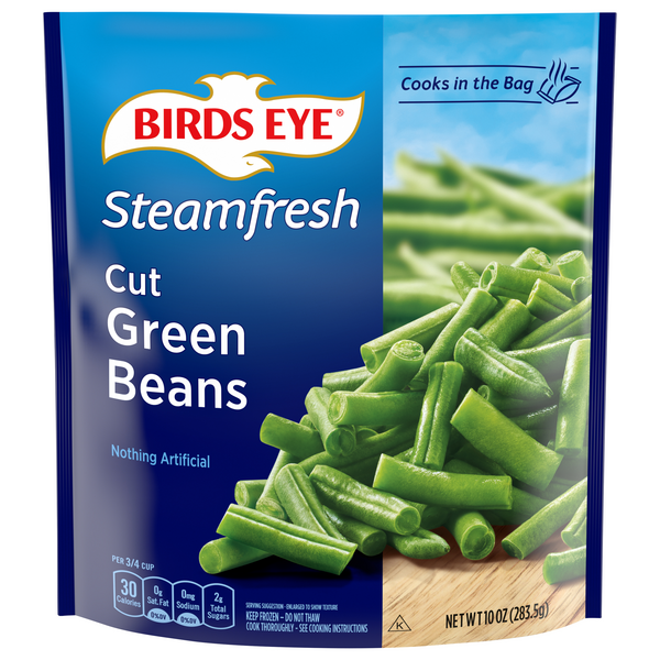 Birds Eye Steamfresh Cut Green Beans Frozen