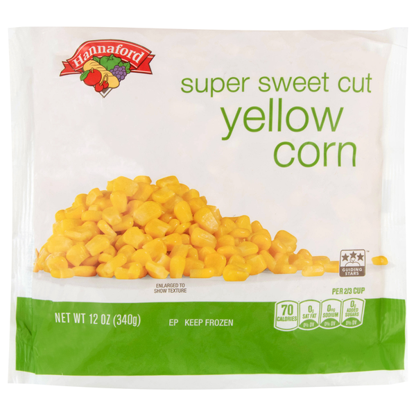 Hannaford Super Sweet Cut Yellow Corn Frozen