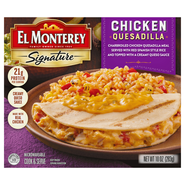 Save on El Monterey Signature Chicken Quesadilla Order Online Delivery