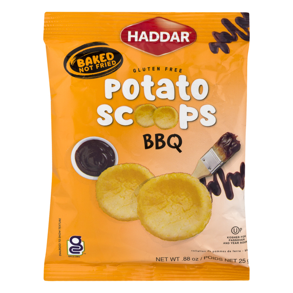 Haddar Gluten Free BBQ Potato Scoops Kosher for Passover