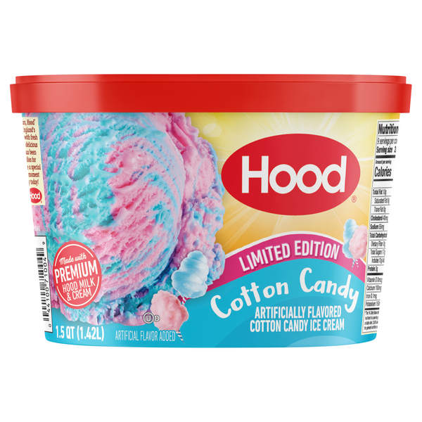 Hood Cotton Candy Ice Cream
