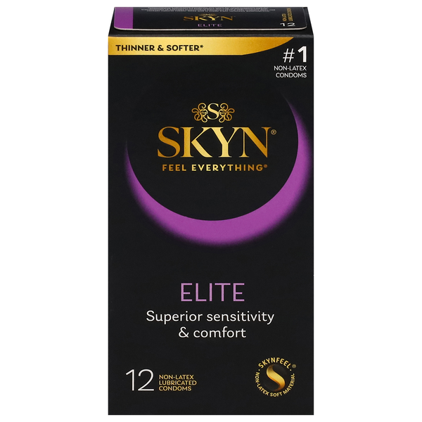 Skyn Feel Everything Elite Condoms Non-Latex Lubricated