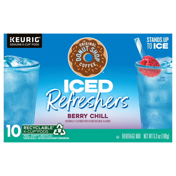 The Original Donut Shop Iced Refreshers Berry Chill K-Cup Pods