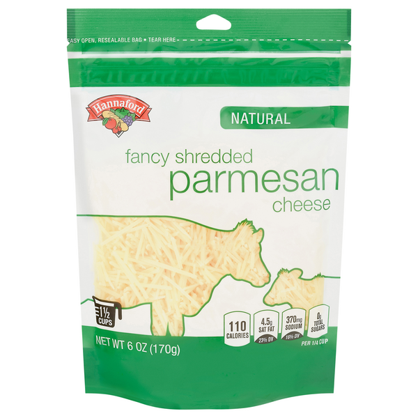 Hannaford Natural Fancy Shredded Parmesan Cheese