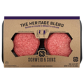 Schweid & Sons The Heritage Blend Ground Beef Burger Patties - 4 ct Fresh