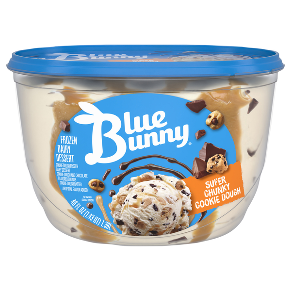 Blue Bunny Super Chunky Cookie Dough Frozen Dairy Dessert