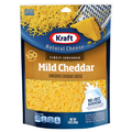 Kraft Finely Shredded Mild Cheddar Cheese