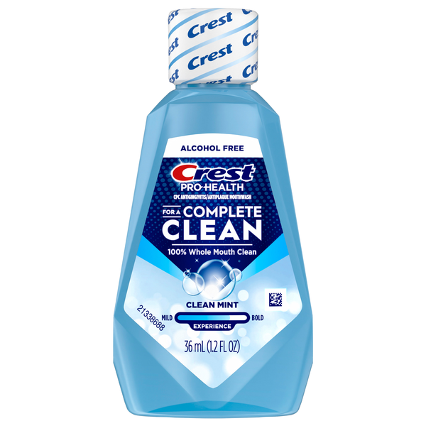Crest Pro-Health Alcohol Free Clean Mint Oral Rinse (Travel Size)