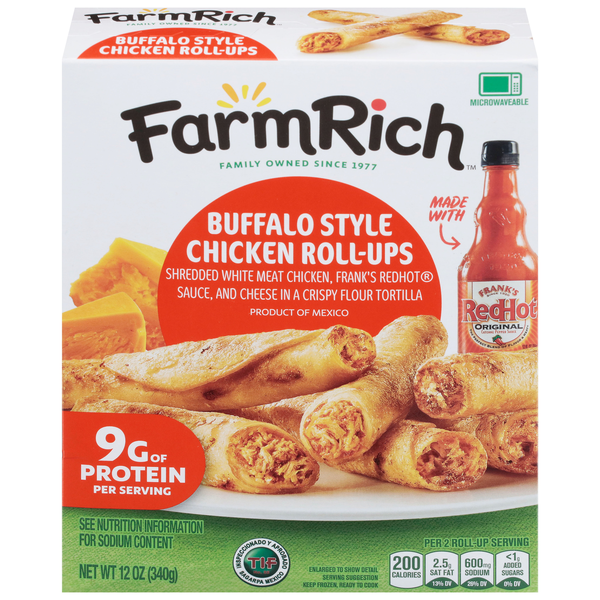 Farm Rich Buffalo Style Chicken Roll-Ups