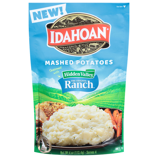 Idahoan Mashed Potatoes Seasoned with Hidden Valley Ranch