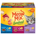 Meow Mix Seafood Selects Variety Pack Adult Wet Cat Food - 24 ct