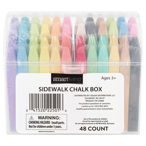 Smart Living Sidewalk Chalk Ages 3+