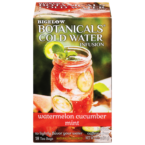 Bigelow Botanicals Cold Water Infusion Watermelon Cucumber Mint Tea Bags