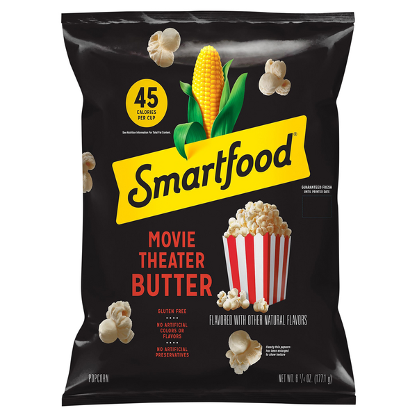 Smartfood Popcorn Movie Theater Butter Gluten Free