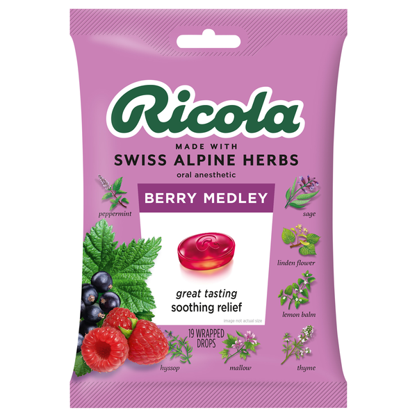 Save on Ricola Throat Drops Berry Medley Order Online Delivery Food Lion