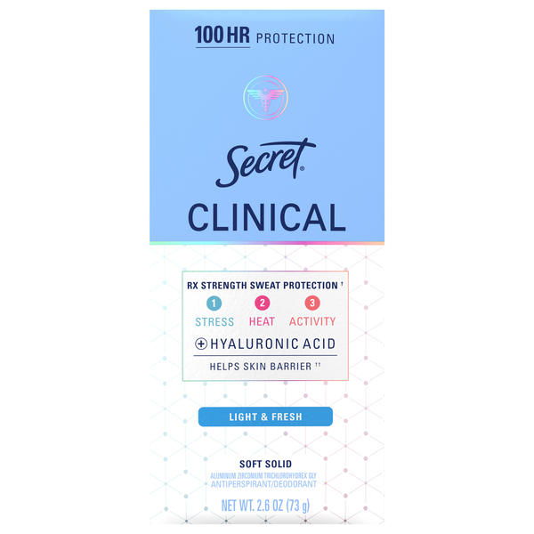 Secret Clinical Light & Fresh Antiperspirant Deodorant Soft Solid