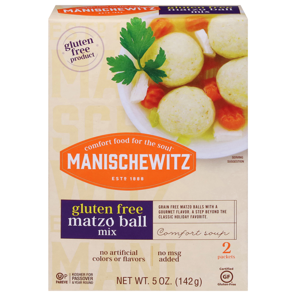 Manischewitz Gluten Free Matzo Ball Mix Kosher For Passover - 2 ct
