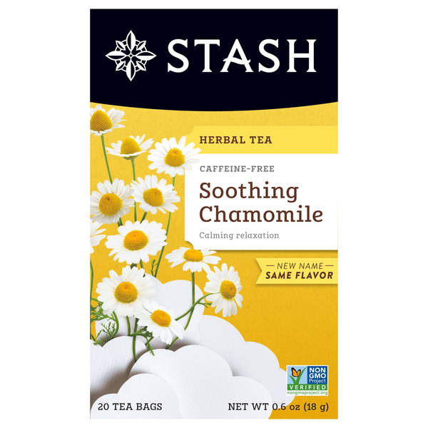 Stash Caffeine Free Chamomile Herbal Tea Bags