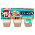 Snack Pack Cinnabon Bakery Inspired Pudding Cups - 6 ct