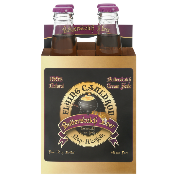 Flying Cauldron Butterscotch Beer Cream Soda - 4 pk