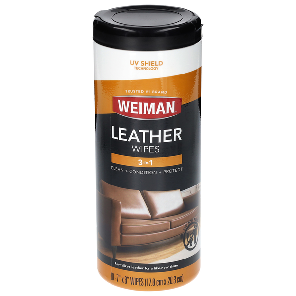 Weiman Leather Conditioning Wipes