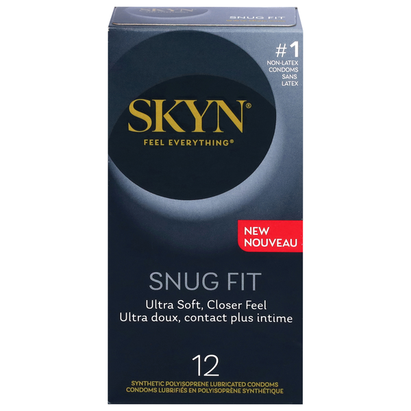 Skyn Snug Fit Lubricated Non-Latex Condoms