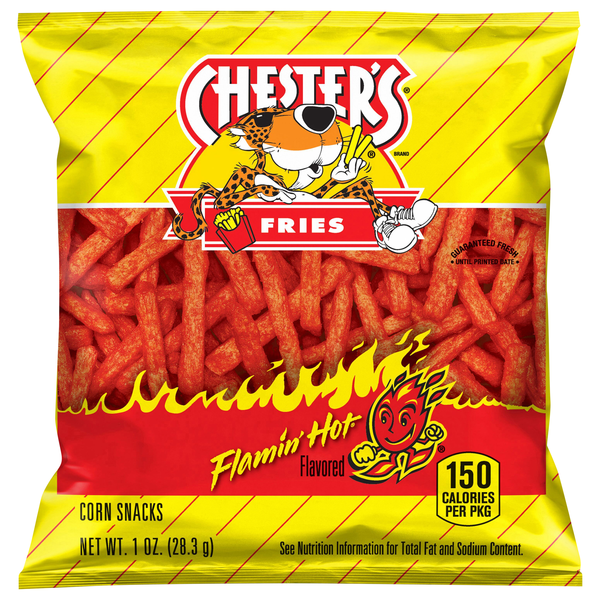 Chester's Fried Corn & Potato Snacks Flamin' Hot