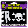 Fun World Halloween Caution Tape Black 50 ft
