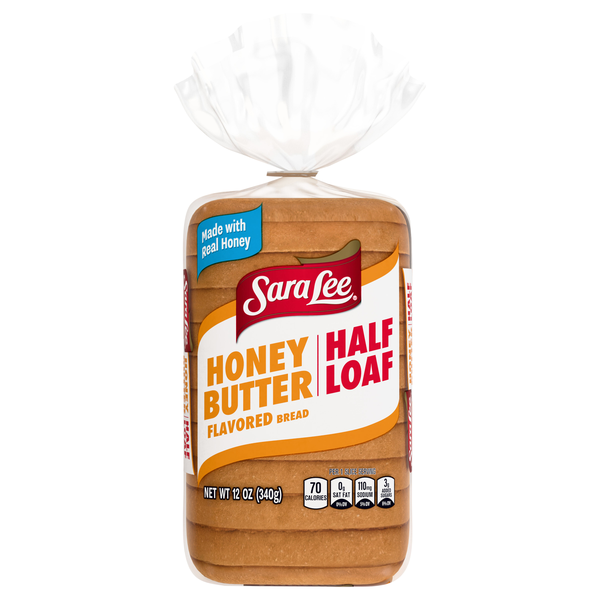 Sara Lee Half Loaf Honey Butter Bread Sliced