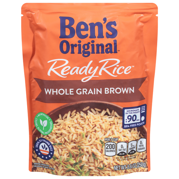 Save on Ben's Original 90 Second Ready Rice Whole Grain Brown Order Online Delivery GIANT