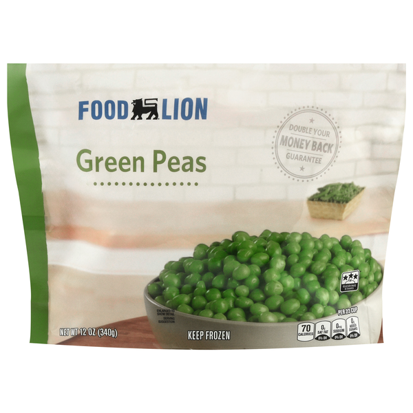 Food Lion Green Peas Frozen