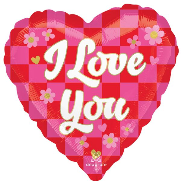 Happy Valentine's Day 28 Inch Helium-Filled Foil Balloon (Design Varies)