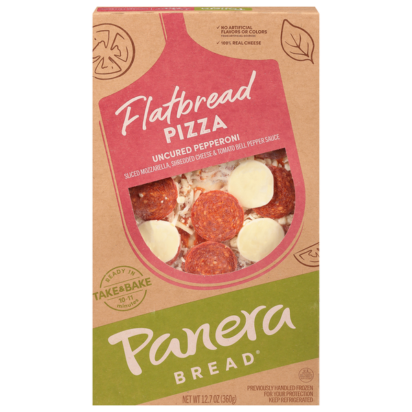 Save on Panera Bread Flatbread Pizza Pepperoni Order Online Delivery