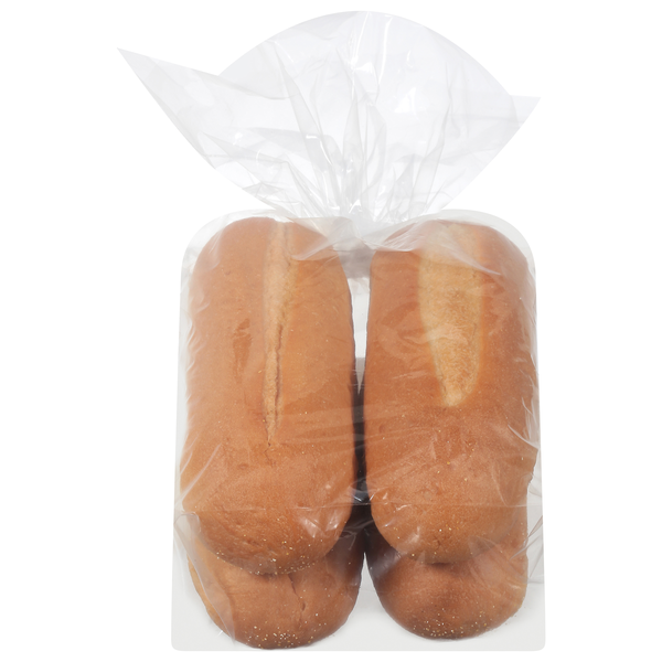 Liberty Hearth Plain Hoagie Rolls - 4 ct