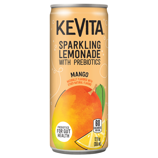 KeVita Mango Sparkling Lemonade with Prebiotics