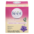 Veet Hair Remover Sugar Wax Fabric Strips - 12 ct