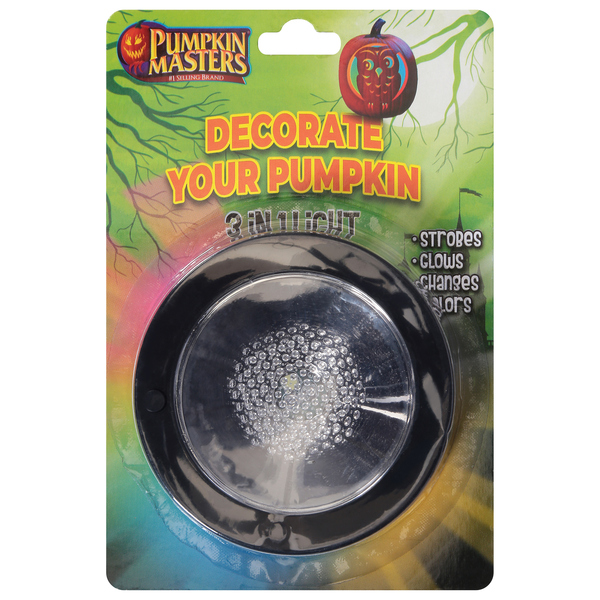 Pumpkin Masters 3-in-1 Pumpkin Light