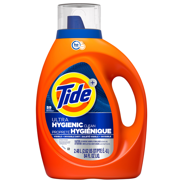 Tide + Original Hygienic Clean Heavy 10X Duty Liquid Laundry Detergent